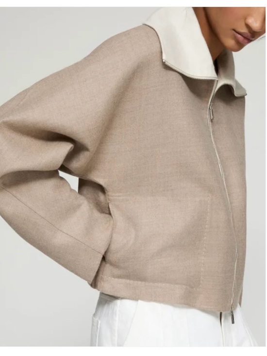 Lafayette 148 New York Jackets & Blazers - Lafayette 148 New York Wool/Silk Jacket in Hickory Melange/ Cloud